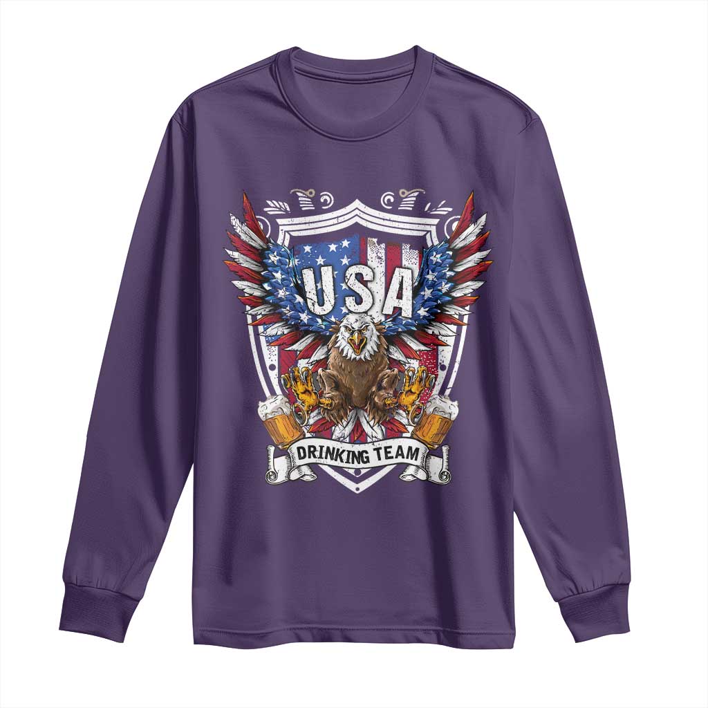 USA Drinking Team Long Sleeve Shirt