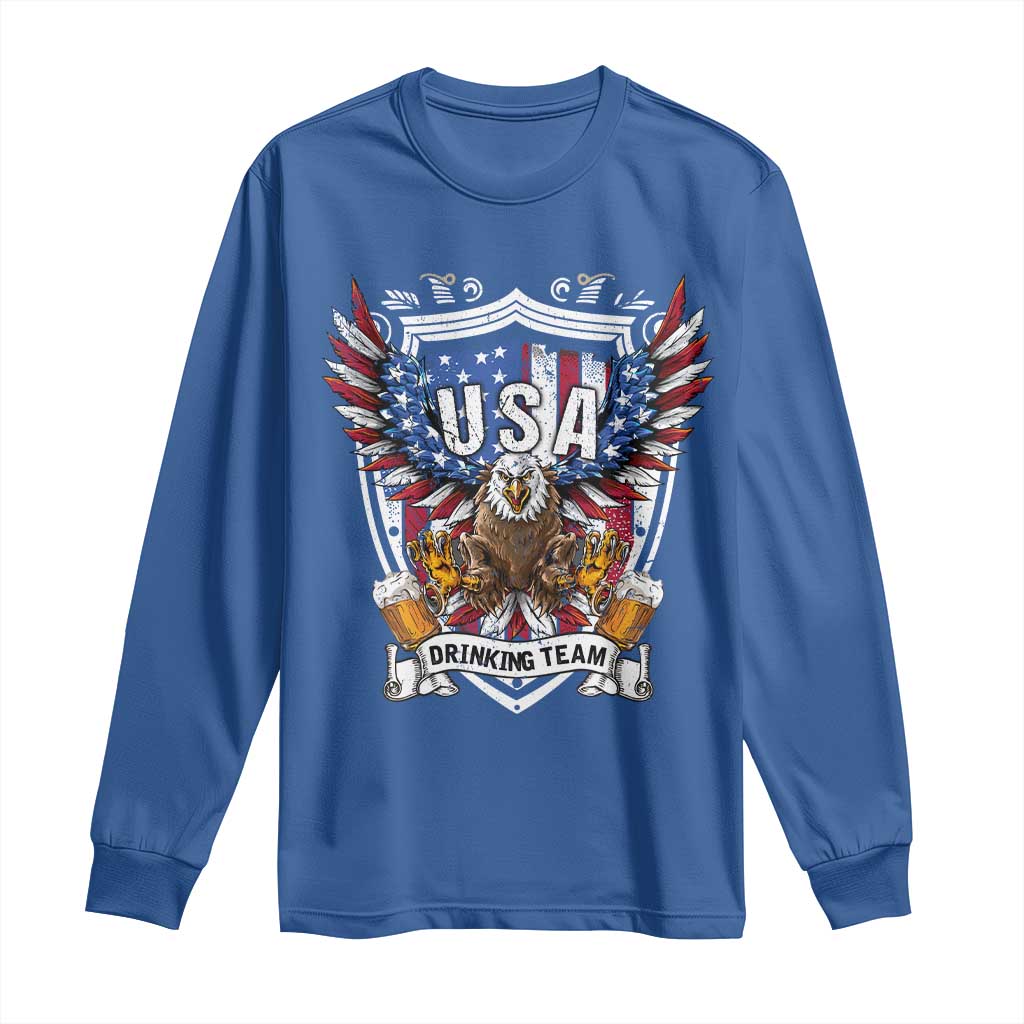 USA Drinking Team Long Sleeve Shirt