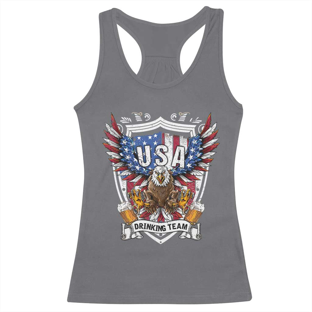 USA Drinking Team Racerback Tank Top