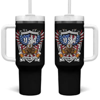 USA Drinking Team Tumbler With Handle