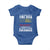 Colombian American Baby Onesie My Home Is In The USA But My Heart Is From Colombia
