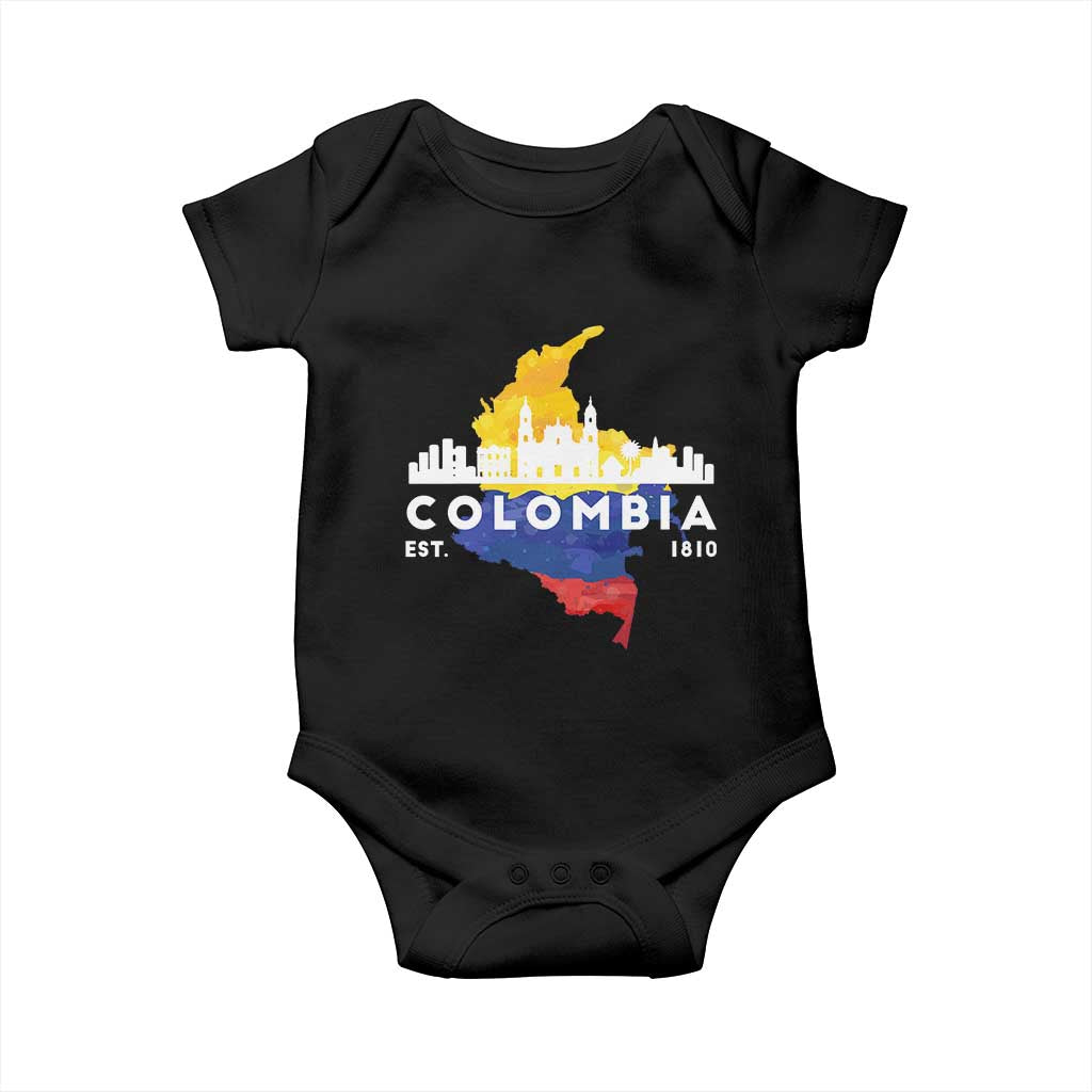 Colombian Pride Baby Onesie Colombia Est. 1810