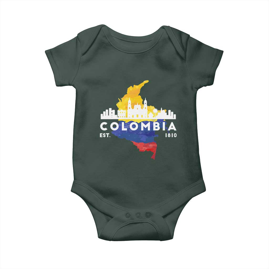Colombian Pride Baby Onesie Colombia Est. 1810