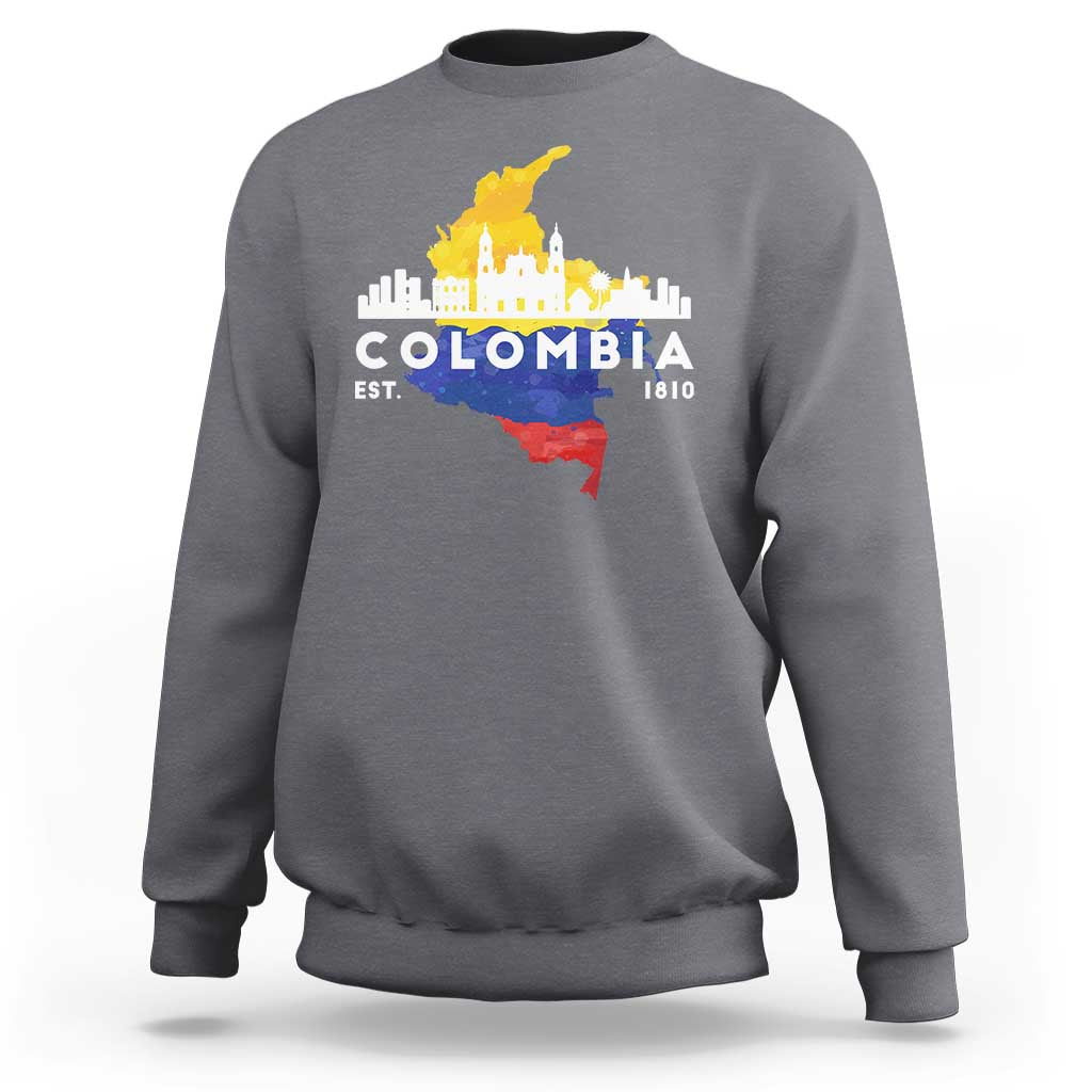Colombian Pride Sweatshirt Colombia Est. 1810