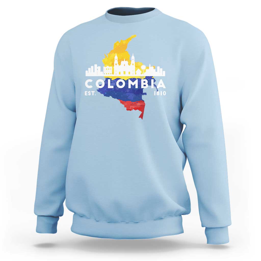 Colombian Pride Sweatshirt Colombia Est. 1810
