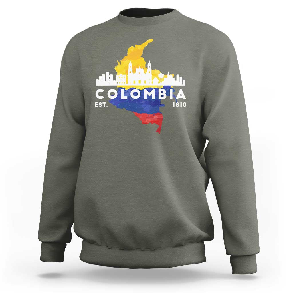 Colombian Pride Sweatshirt Colombia Est. 1810