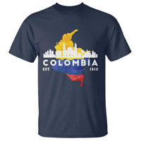 Colombian Pride T Shirt Colombia Est. 1810 - Wonder Print Shop