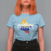 Colombian Pride T Shirt For Women Colombia Est. 1810 - Wonder Print Shop