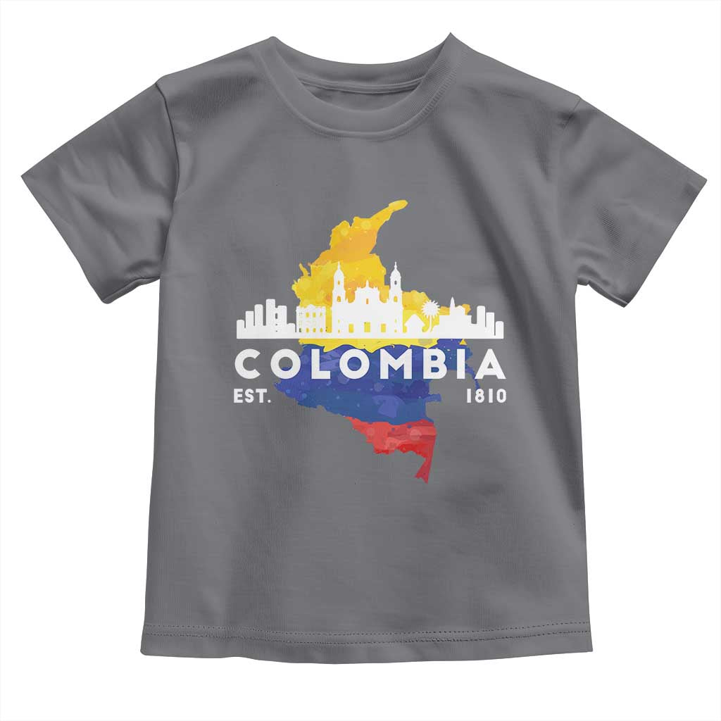 Colombian Pride Toddler T Shirt Colombia Est. 1810