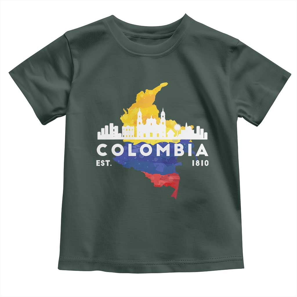 Colombian Pride Toddler T Shirt Colombia Est. 1810