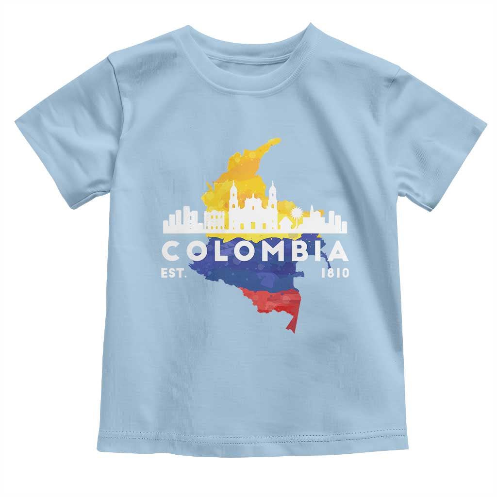 Colombian Pride Toddler T Shirt Colombia Est. 1810