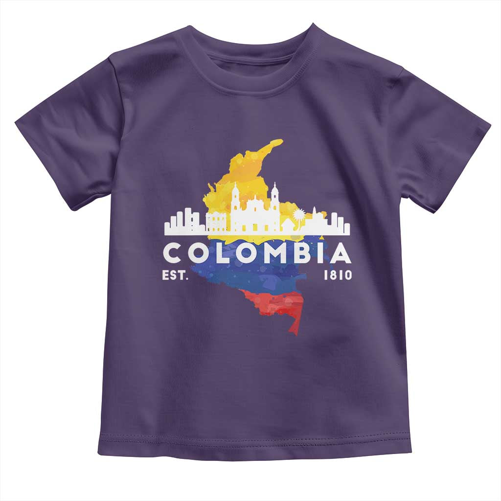 Colombian Pride Toddler T Shirt Colombia Est. 1810