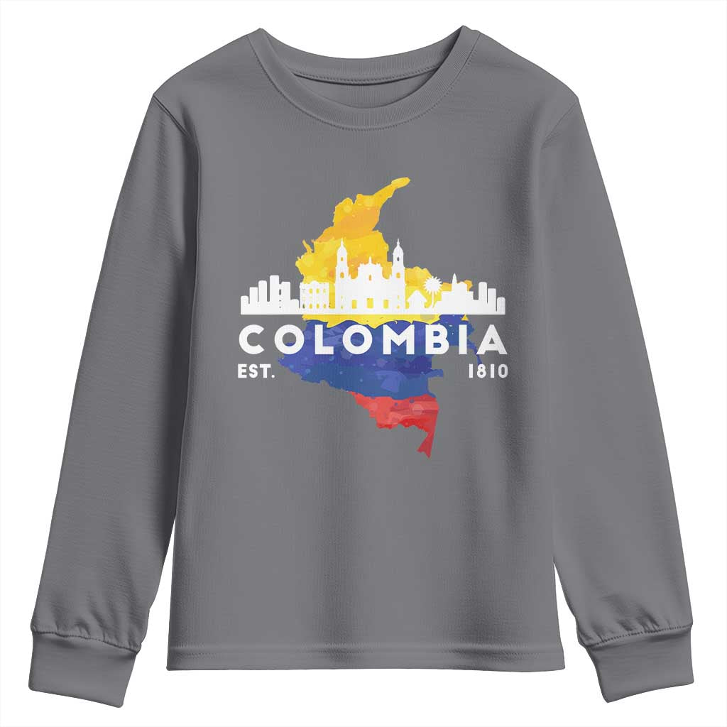 Colombian Pride Youth Sweatshirt Colombia Est. 1810