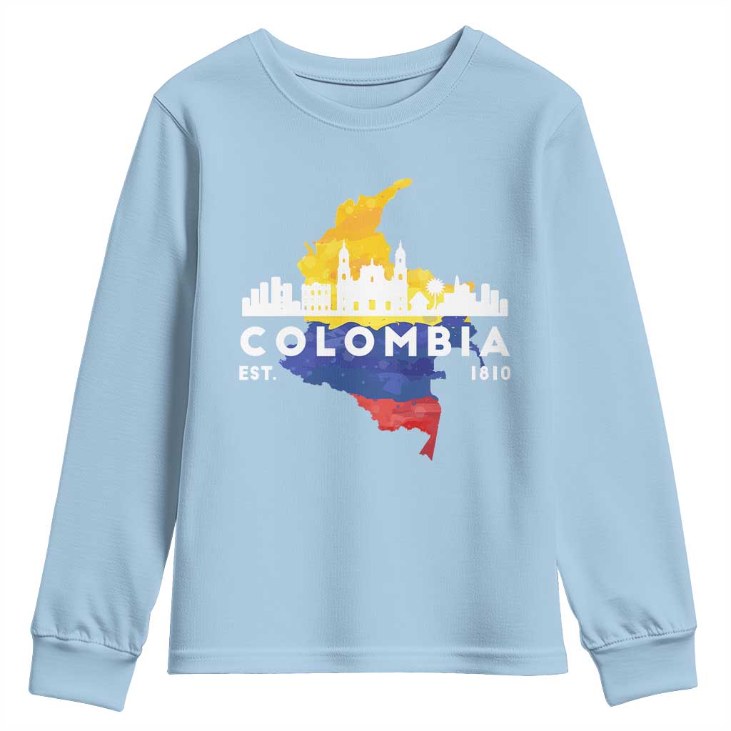 Colombian Pride Youth Sweatshirt Colombia Est. 1810