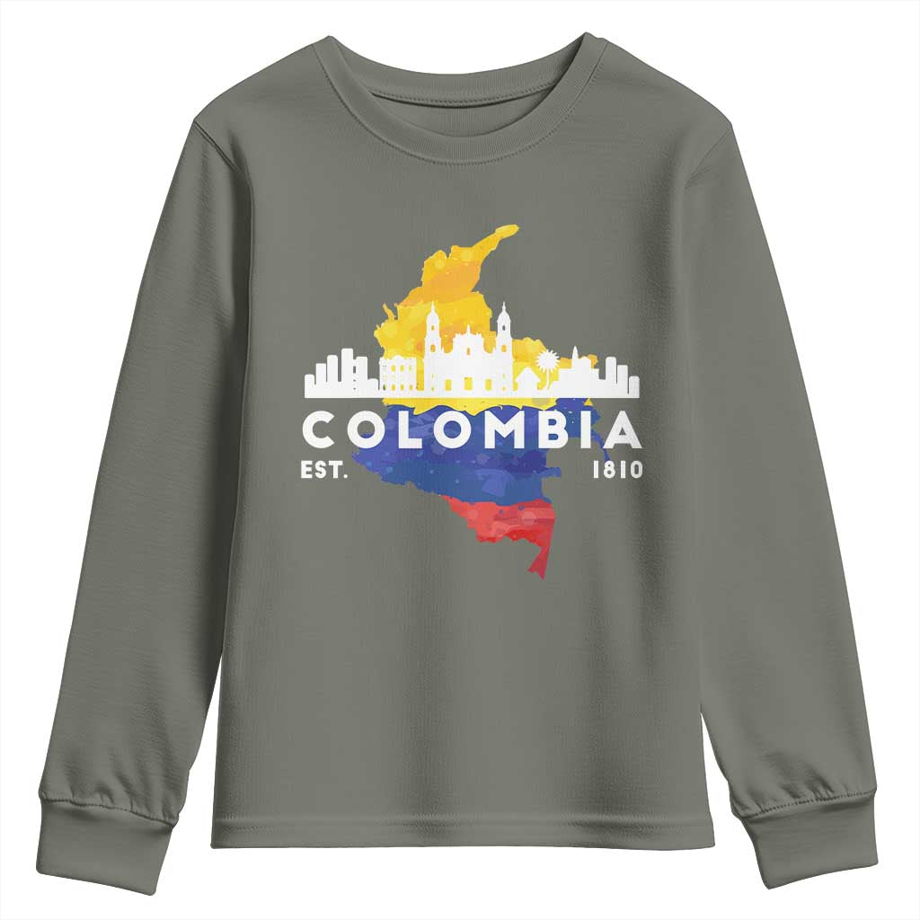 Colombian Pride Youth Sweatshirt Colombia Est. 1810