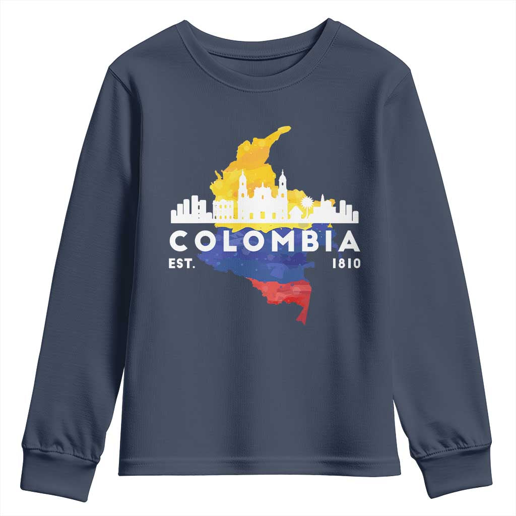 Colombian Pride Youth Sweatshirt Colombia Est. 1810