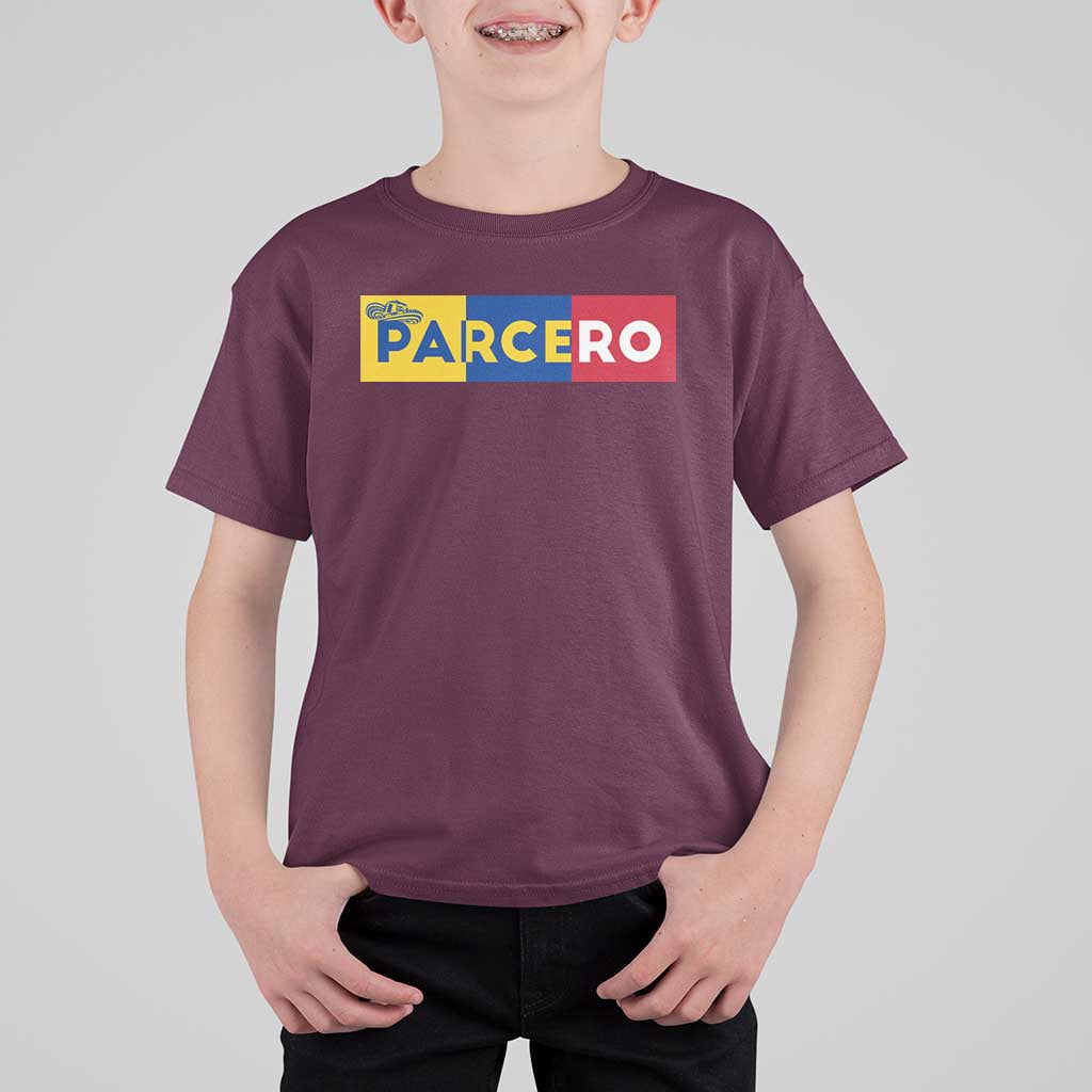 Funny Colombian T Shirt For Kid Parcero Colombia Slang Good Friend Buddy
