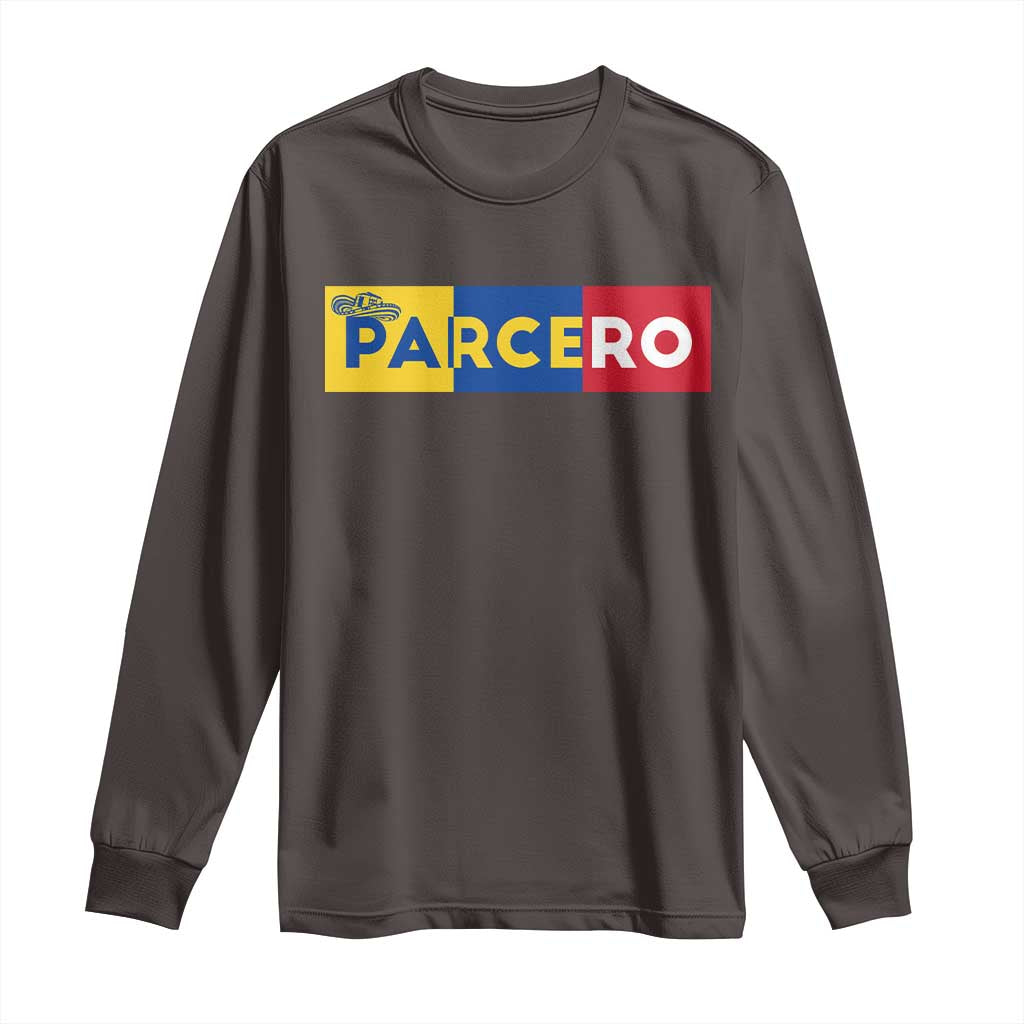 Funny Colombian Long Sleeve Shirt Parcero Colombia Slang Good Friend Buddy