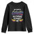 Funny My Wife Is Colombian Youth Sweatshirt Nothing Scares Me Colombia Flag