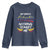 Funny My Wife Is Colombian Youth Sweatshirt Nothing Scares Me Colombia Flag