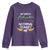 Funny My Wife Is Colombian Youth Sweatshirt Nothing Scares Me Colombia Flag