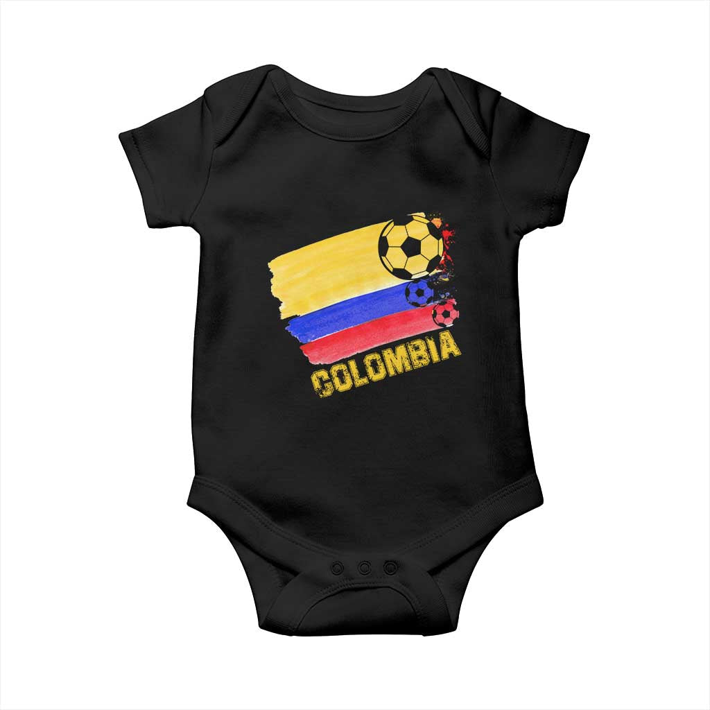 Colombian Colombia Soccer Support Baby Onesie