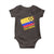 Colombian Colombia Soccer Support Baby Onesie