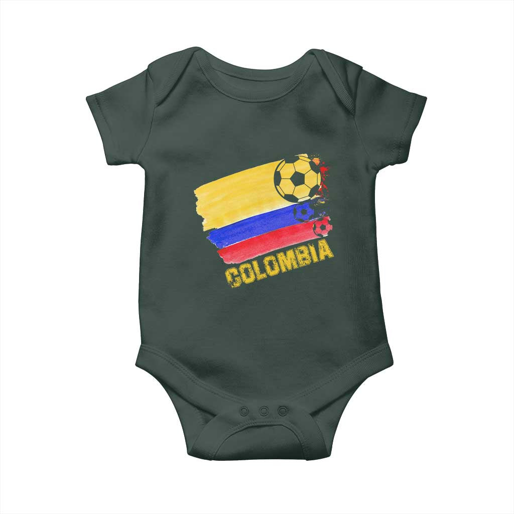 Colombian Colombia Soccer Support Baby Onesie