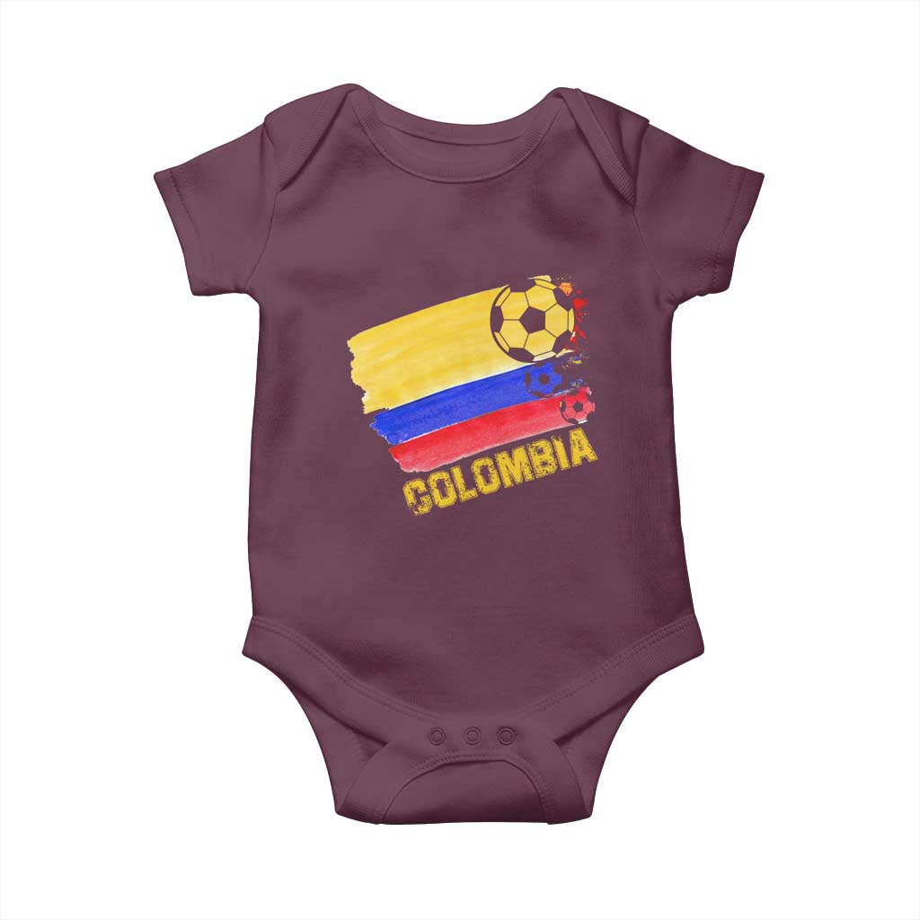 Colombian Colombia Soccer Support Baby Onesie