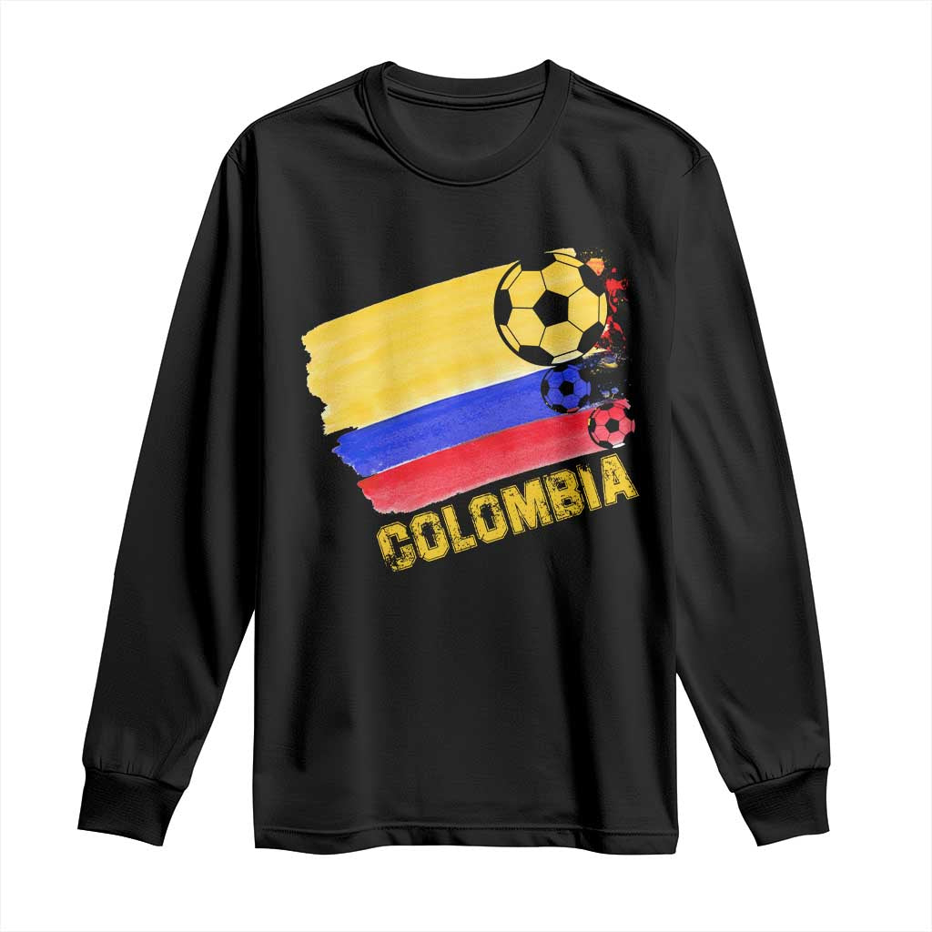 Colombian Colombia Soccer Support Long Sleeve Shirt