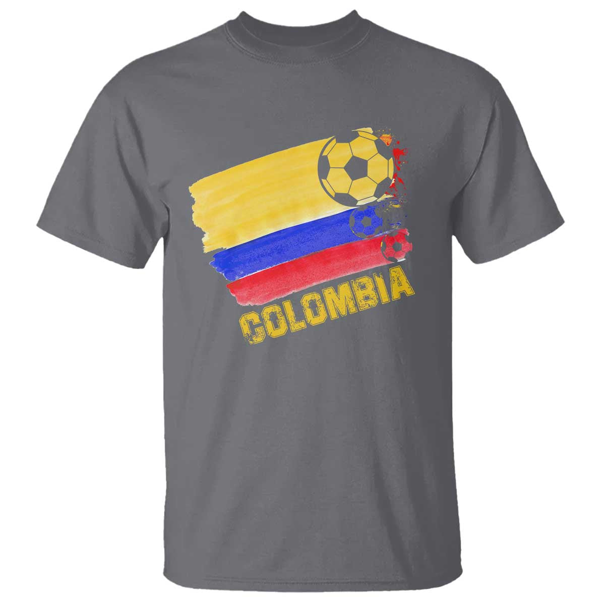 Colombian Colombia Soccer Support T Shirt - Wonder Print Shop