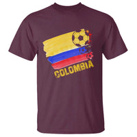 Colombian Colombia Soccer Support T Shirt - Wonder Print Shop