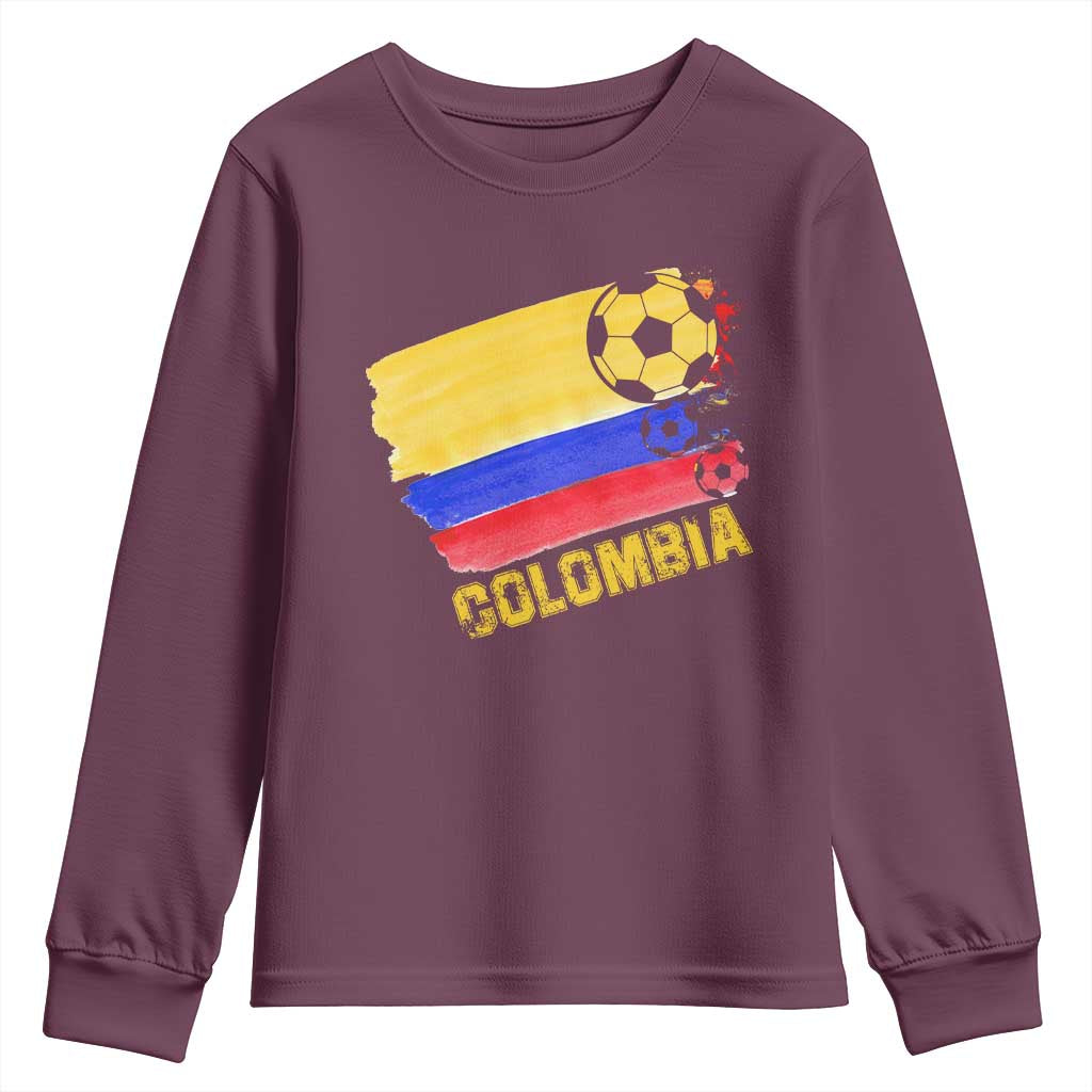 Colombian Colombia Soccer Support Youth Sweatshirt