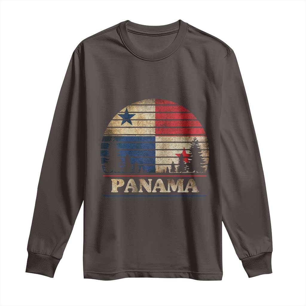 Panama Flag Pride Long Sleeve Shirt
