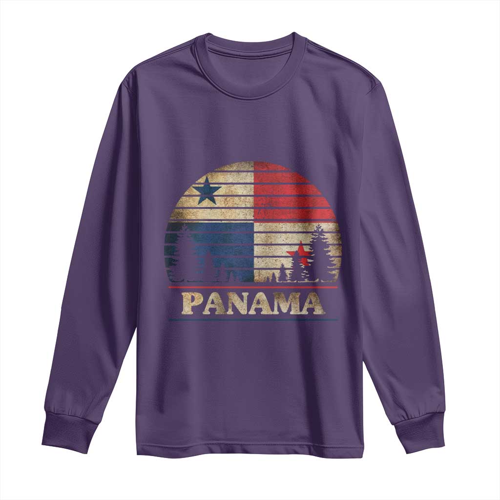 Panama Flag Pride Long Sleeve Shirt