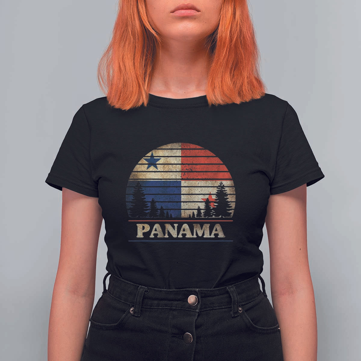 Panama Flag Pride T Shirt For Women - Wonder Print Shop