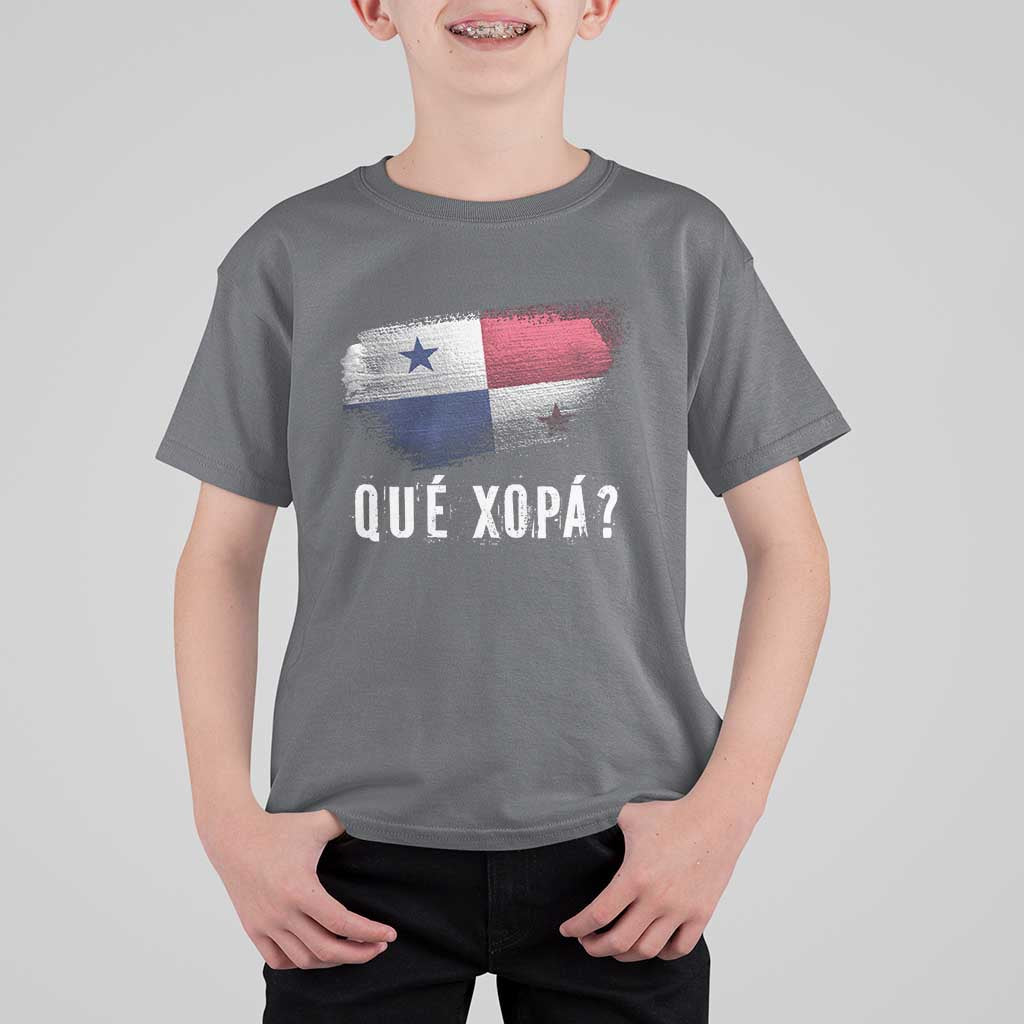 Funny Panama T Shirt For Kid Que Xopa What's Up Panamanian