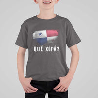 Funny Panama T Shirt For Kid Que Xopa What's Up Panamanian