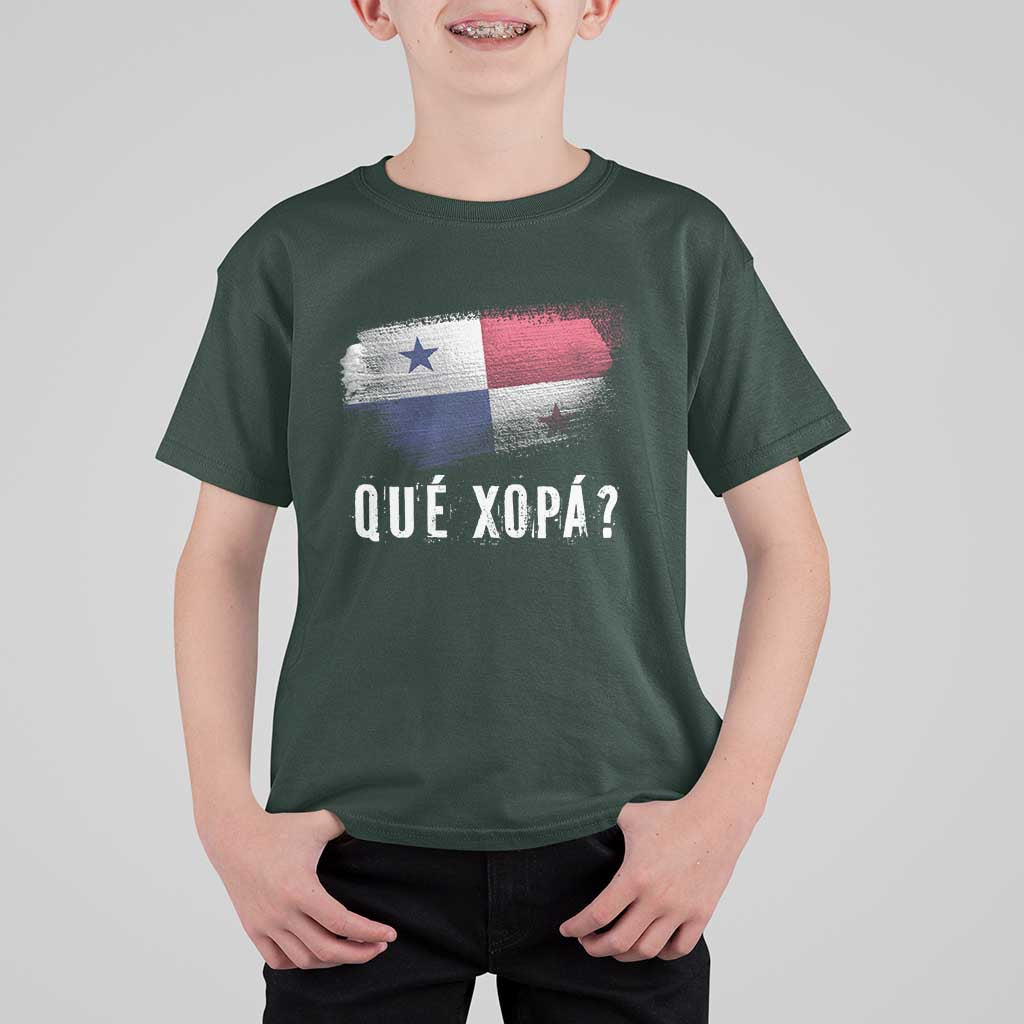 Funny Panama T Shirt For Kid Que Xopa What's Up Panamanian