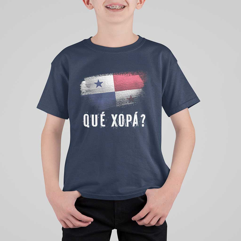 Funny Panama T Shirt For Kid Que Xopa What's Up Panamanian