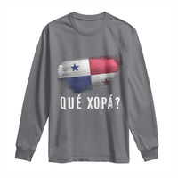Funny Panama Long Sleeve Shirt Que Xopa What's Up Panamanian