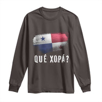 Funny Panama Long Sleeve Shirt Que Xopa What's Up Panamanian
