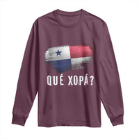 Funny Panama Long Sleeve Shirt Que Xopa What's Up Panamanian