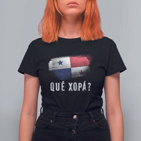 Funny Panama T Shirt For Women Que Xopa What's Up Panamanian - Wonder Print Shop