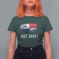 Funny Panama T Shirt For Women Que Xopa What's Up Panamanian - Wonder Print Shop