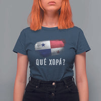 Funny Panama T Shirt For Women Que Xopa What's Up Panamanian - Wonder Print Shop