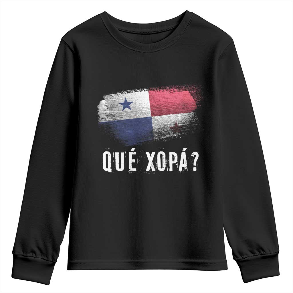 Funny Panama Youth Sweatshirt Que Xopa What's Up Panamanian