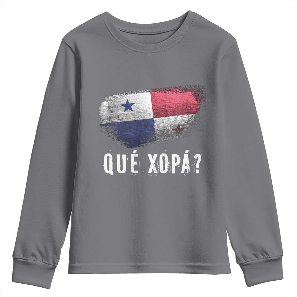 Funny Panama Youth Sweatshirt Que Xopa What's Up Panamanian