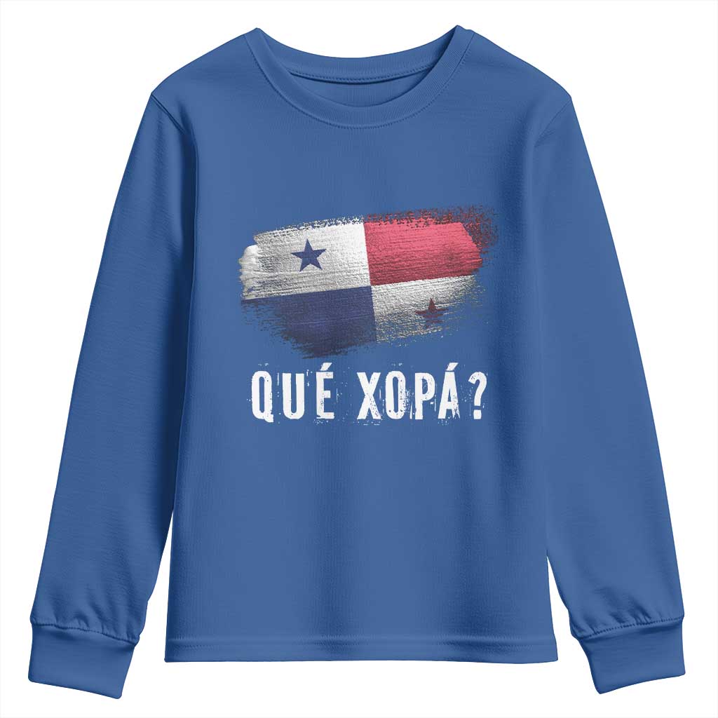 Funny Panama Youth Sweatshirt Que Xopa What's Up Panamanian
