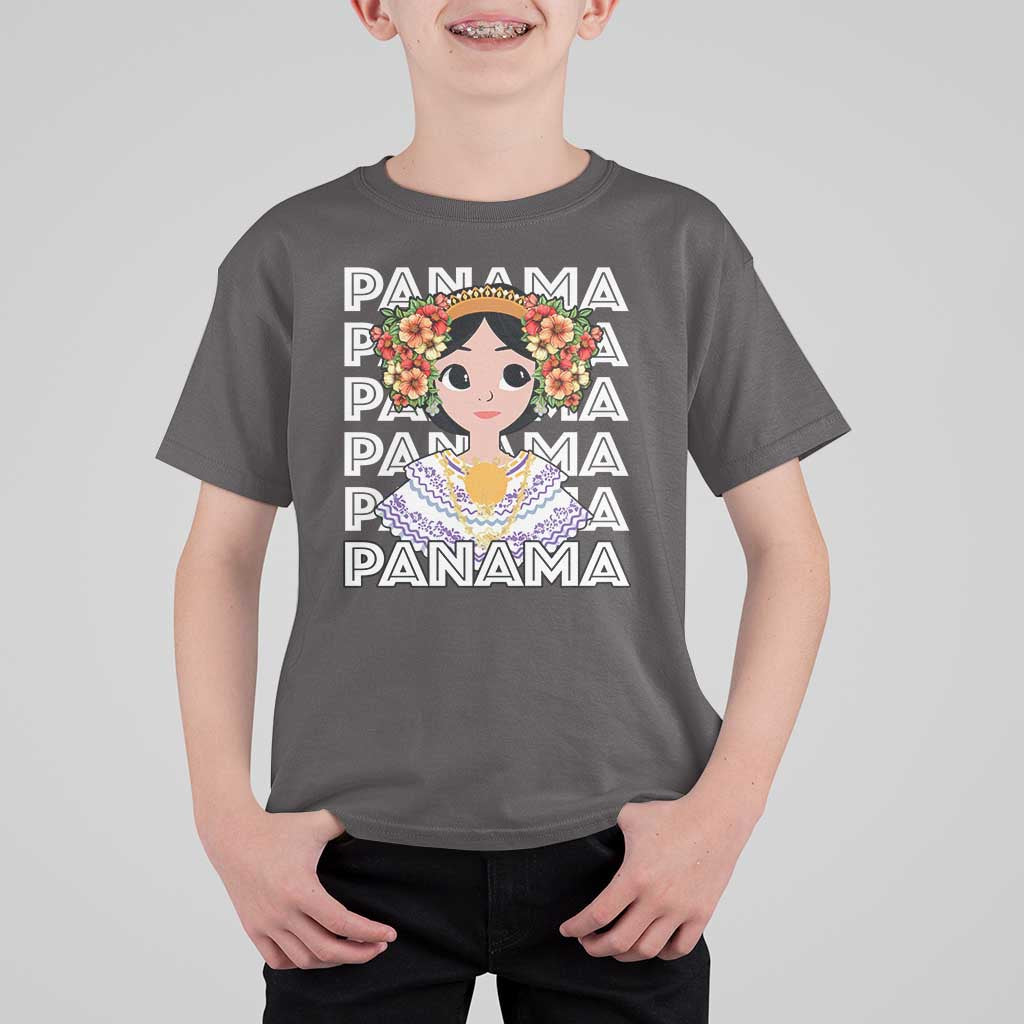 Panamanian Cultural Women T Shirt For Kid